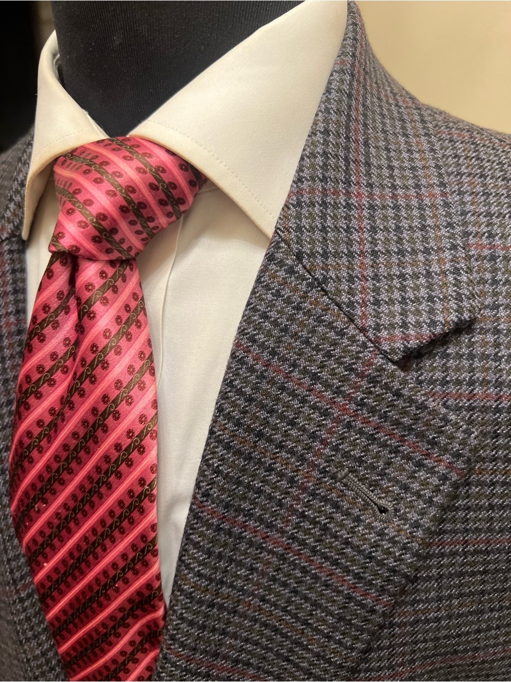Brooks Brothers Madison “191@“ Houndstooth  Sport Coat Blazer Jacket Blue Men 50